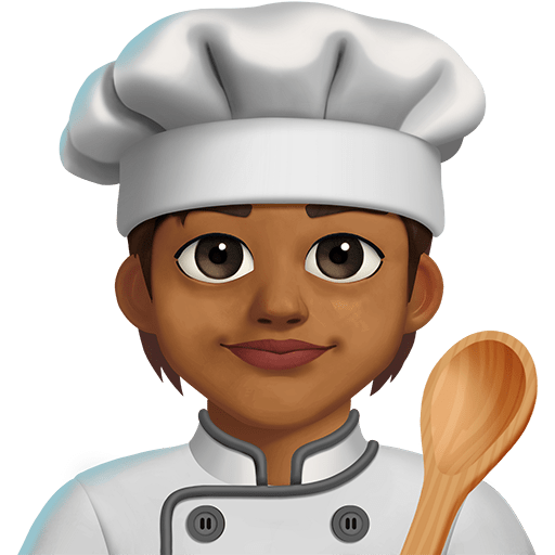 Persona Che Cucina: Carnagione Medio-Scura