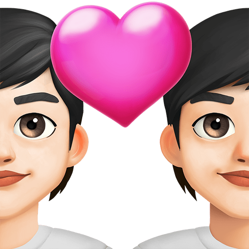 Coppia Con Cuore: Carnagione Chiara