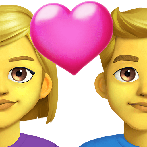 Coppia Con Cuore: Donna, Uomo