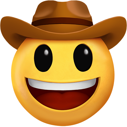 Faccina Con Cappello Da Cowboy
