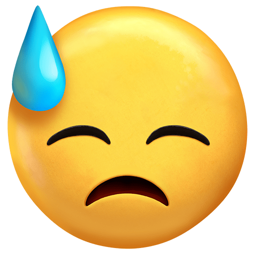 Faccina Abbattuta Sudata