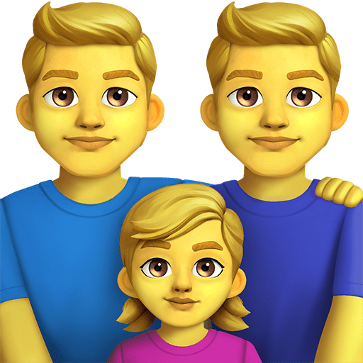 Famiglia: Uomo, Uomo, Bambina