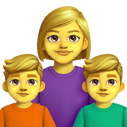 Famiglia: Donna, Bambino, Bambino