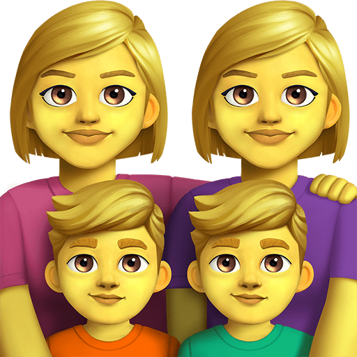 Famiglia: Donna, Donna, Bambino, Bambino