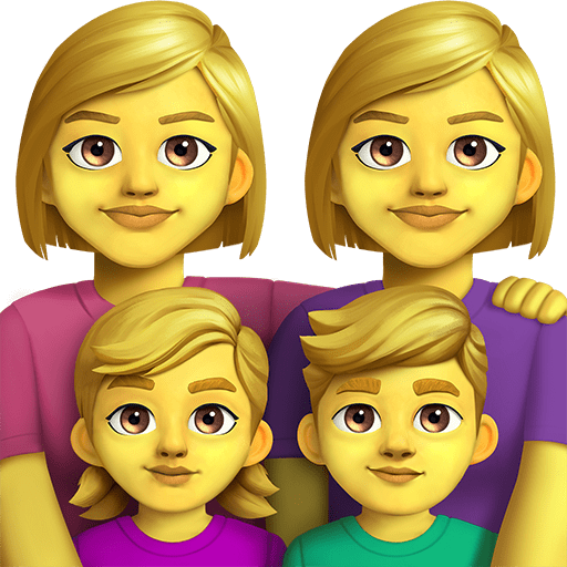 Famiglia: Donna, Donna, Bambina, Bambino