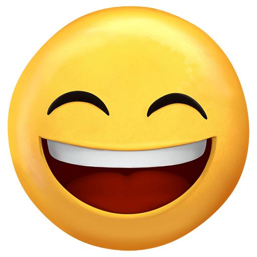 Faccina Con Sorriso E Occhi Sorridenti