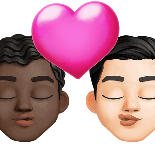 Bacio: Uomo, Uomo, Carnagione Scura, Carnagione Chiara