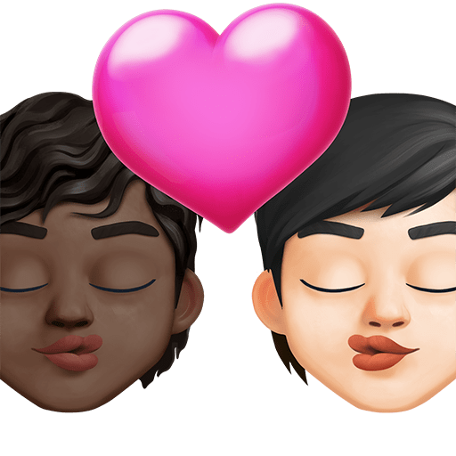 Bacio: Persona, Persona, Carnagione Scura, Carnagione Chiara