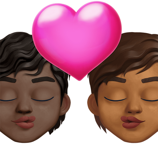 Bacio: Persona, Persona, Carnagione Scura, Carnagione Medio-Scura