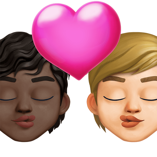 Bacio: Persona, Persona, Carnagione Scura, Carnagione Medio-Chiara