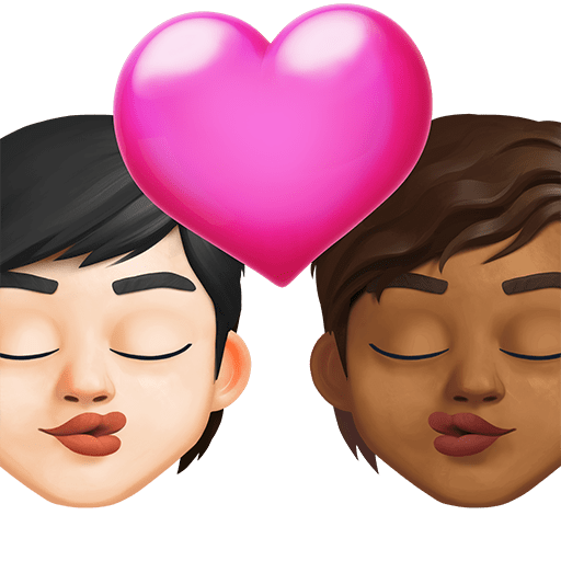 Bacio: Persona, Persona, Carnagione Chiara, Carnagione Medio-Scura