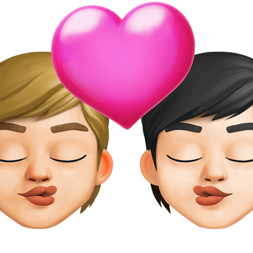 Bacio: Persona, Persona, Carnagione Medio-Chiara, Carnagione Chiara