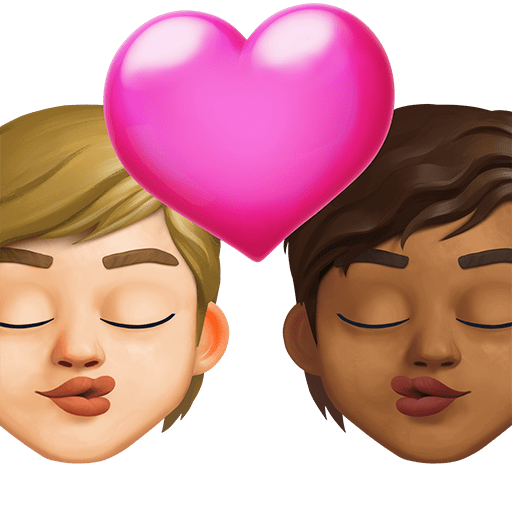 Bacio: Persona, Persona, Carnagione Medio-Chiara, Carnagione Medio-Scura