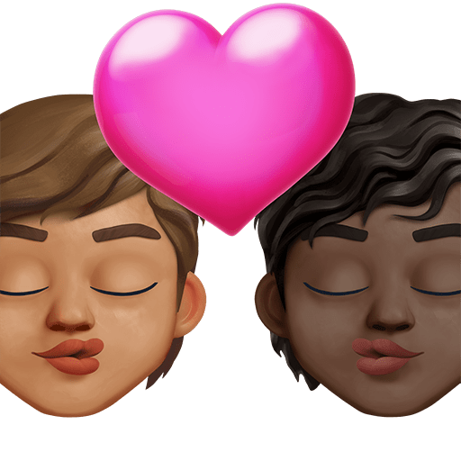 Bacio: Persona, Persona, Carnagione Media, Carnagione Scura