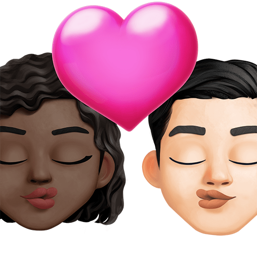 Bacio: Donna, Uomo, Carnagione Scura, Carnagione Chiara