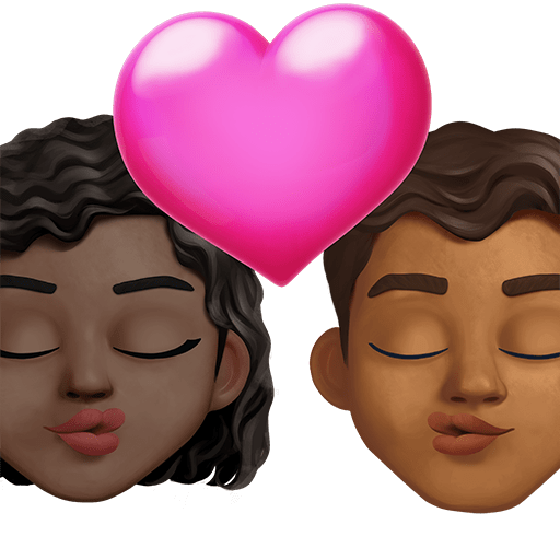 Bacio: Donna, Uomo, Carnagione Scura, Carnagione Medio-Scura
