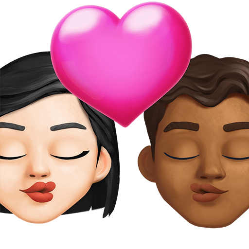 Bacio: Donna, Uomo, Carnagione Chiara, Carnagione Medio-Scura