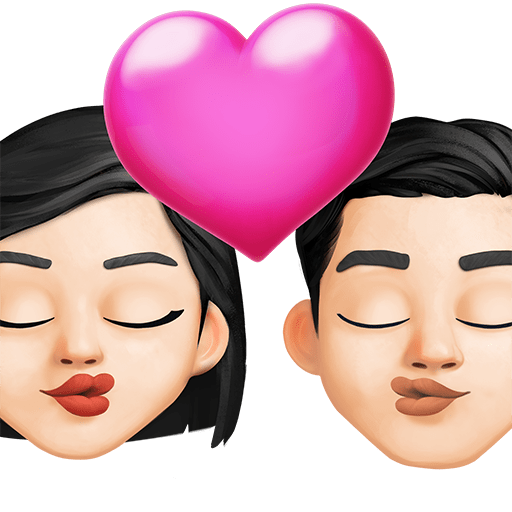 Bacio: Donna, Uomo, Carnagione Chiara