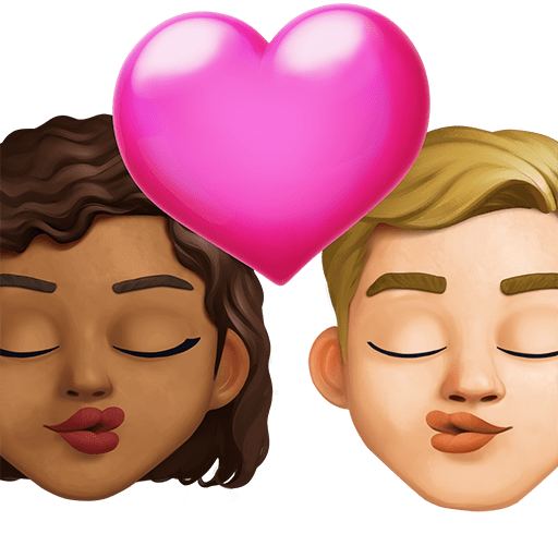 Bacio: Donna, Uomo, Carnagione Medio-Scura, Carnagione Medio-Chiara