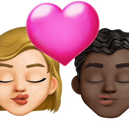 Bacio: Donna, Uomo, Carnagione Medio-Chiara, Carnagione Scura