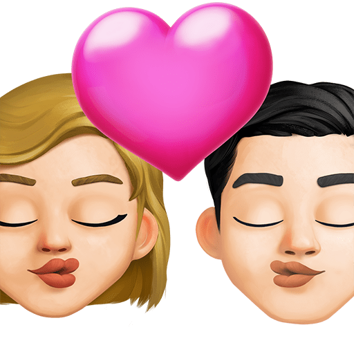 Bacio: Donna, Uomo, Carnagione Medio-Chiara, Carnagione Chiara