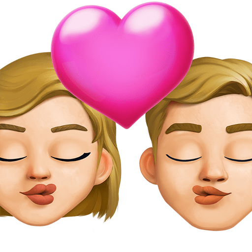 Bacio: Donna, Uomo, Carnagione Medio-Chiara