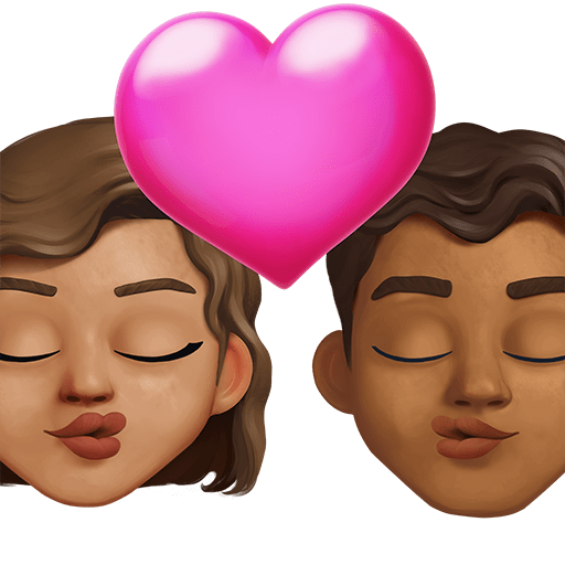 Bacio: Donna, Uomo, Carnagione Media, Carnagione Medio-Scura