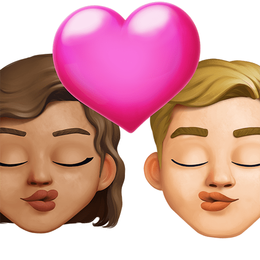 Bacio: Donna, Uomo, Carnagione Media, Carnagione Medio-Chiara