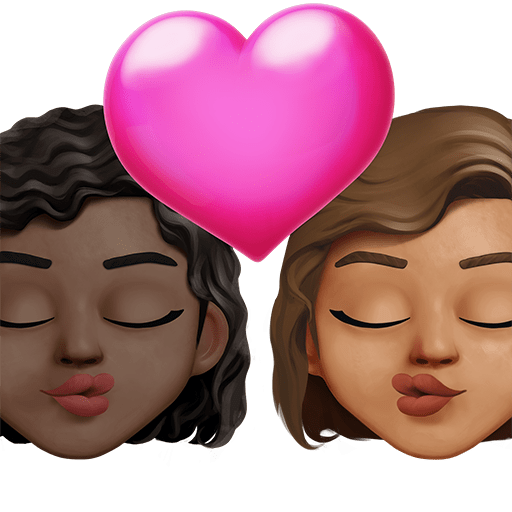 Bacio: Donna, Donna, Carnagione Scura, Carnagione Media