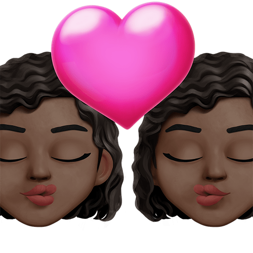 Bacio: Donna, Donna, Carnagione Scura