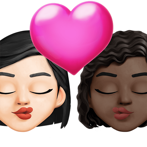 Bacio: Donna, Donna, Carnagione Chiara, Carnagione Scura