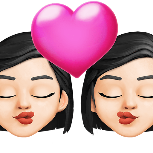 Bacio: Donna, Donna, Carnagione Chiara