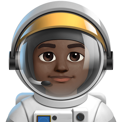 Astronauta Uomo: Carnagione Scura