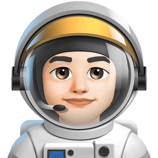 Astronauta Uomo: Carnagione Chiara