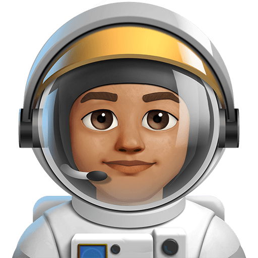 Astronauta Uomo: Carnagione Media