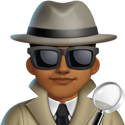 Detective uomo: Carnagione Medio-Scura Detective uomo: Carnagione Medio-Scura