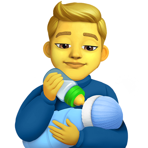 Uomo Che Allatta