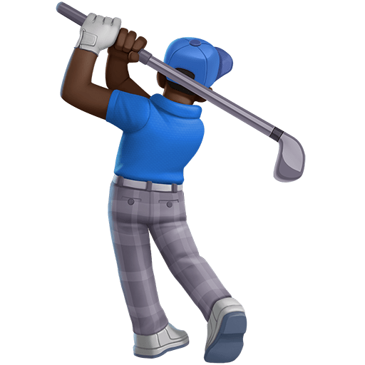 Golfista Uomo: Carnagione Scura
