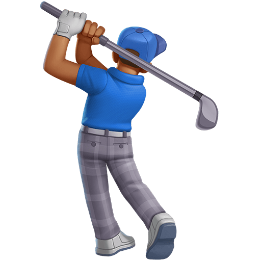 Golfista Uomo: Carnagione Media