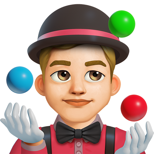 Giocoliere Uomo: Carnagione Medio-Chiara