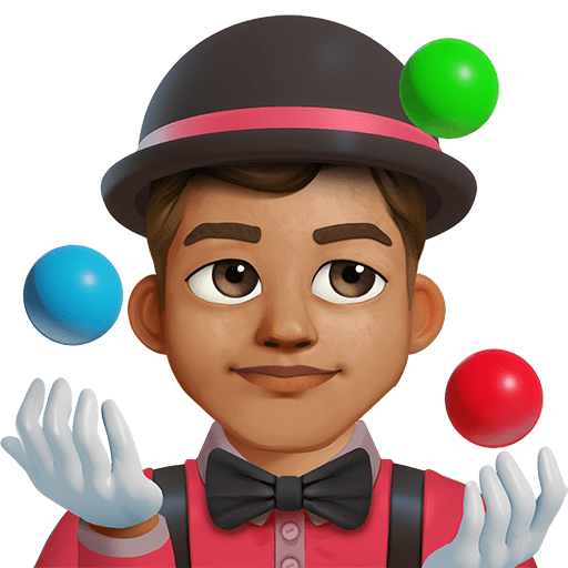 Giocoliere Uomo: Carnagione Media