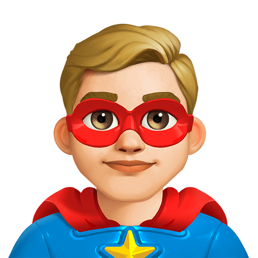 Supereroe Uomo: Carnagione Medio-Chiara