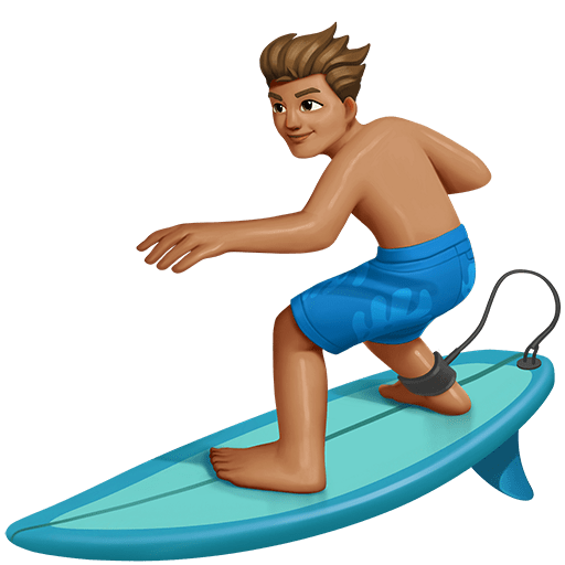 Surfista Uomo: Carnagione Media