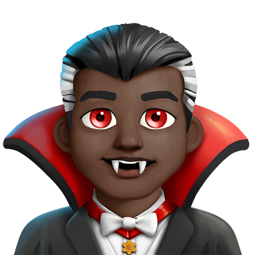 Vampiro Uomo: Carnagione Scura