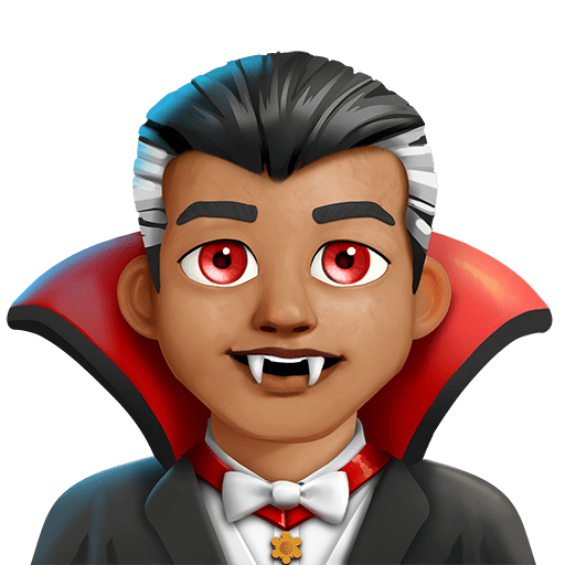 Vampiro Uomo: Carnagione Media