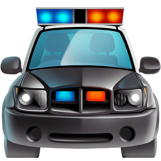 Macchina Della Polizia In Arrivo Macchina Della Polizia In Arrivo
