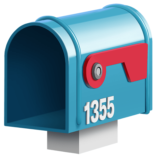 Cassetta Postale Con Bandierina Abbassata Cassetta Postale Con Bandierina Abbassata