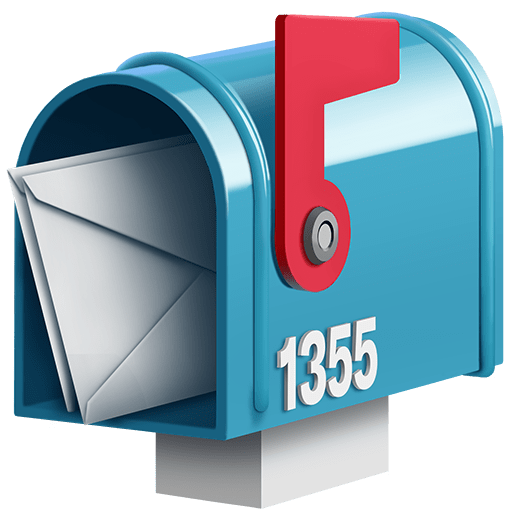 Cassetta Postale Aperta Bandierina Alzata Cassetta Postale Aperta Bandierina Alzata