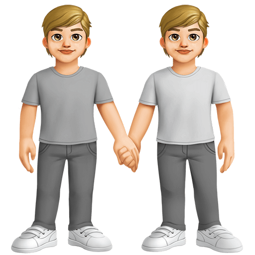 Persone Che Si Tengono Per Mano: Carnagione Medio-Chiara
