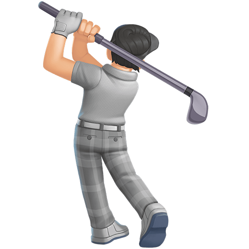 Persona Che Gioca A Golf: Carnagione Chiara